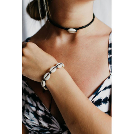 TOP ANUDADO TIE DYE NEGRO/BEIS