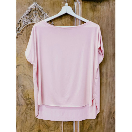 CAMISETA ALAS ROSA