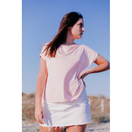 CAMISETA ALAS ROSA