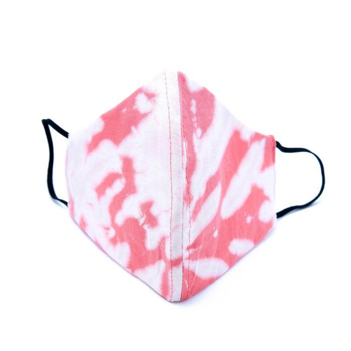 MASCARILLA TELA TIE DYE CORAL