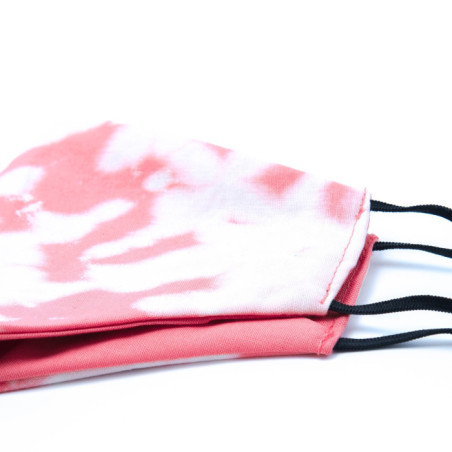MASCARILLA TELA TIE DYE CORAL