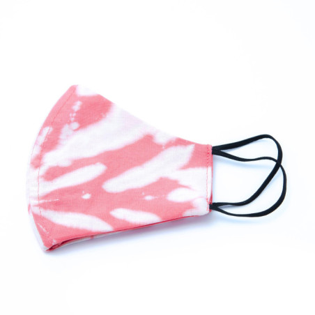 MASCARILLA TELA TIE DYE CORAL
