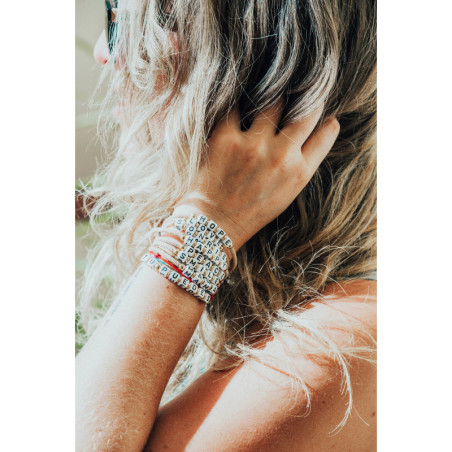 PULSERA MENSAJE POSITIVO "SONRÍE"