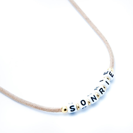 COLGANTE MENSAJE POSITIVO "SONRÍE"