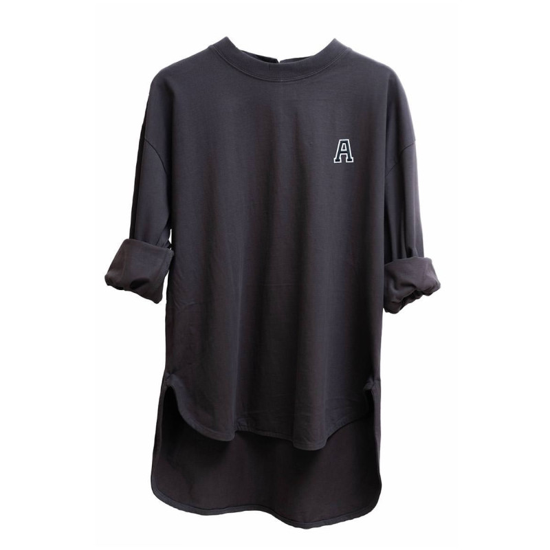 SUDADERA INICIAL PERSONALIZADA GRIS