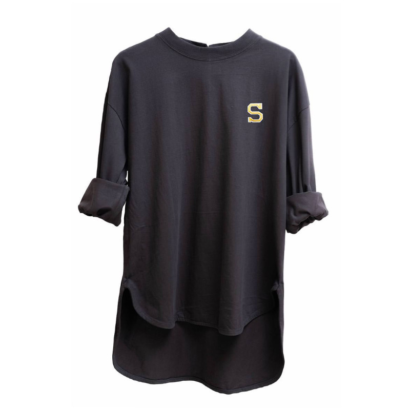 SUDADERA INICIAL PERSONALIZADA GRIS