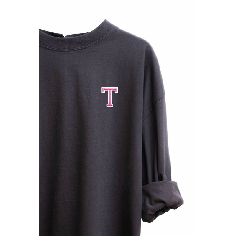 SUDADERA INICIAL PERSONALIZADA GRIS