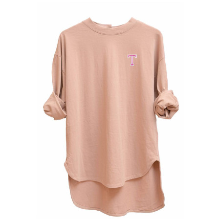 SUDADERA INICIAL PERSONALIZADA SALMÓN