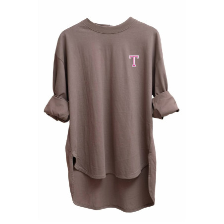 SUDADERA INICIAL PERSONALIZADA MARRÓN