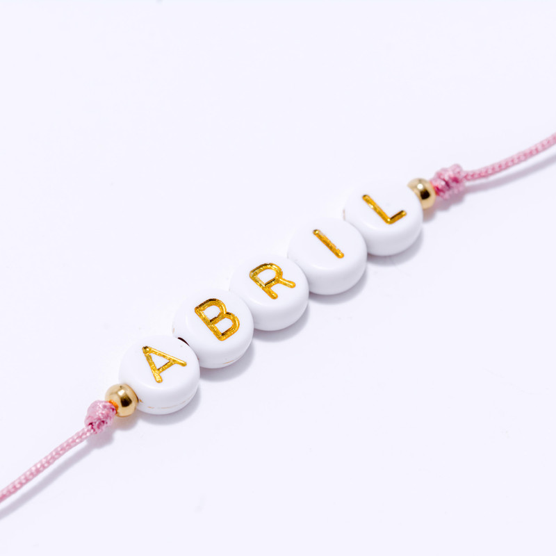 PULSERA NOMBRE PERSONALIZADA ACERO