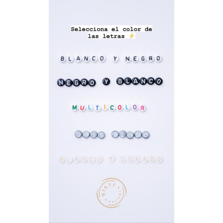 PULSERA INICIAL