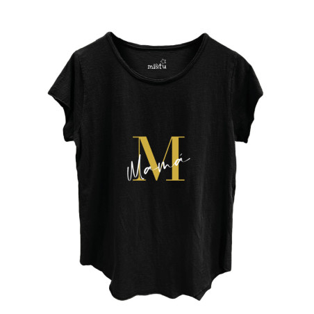 CAMISETA MAMÁ NEGRA