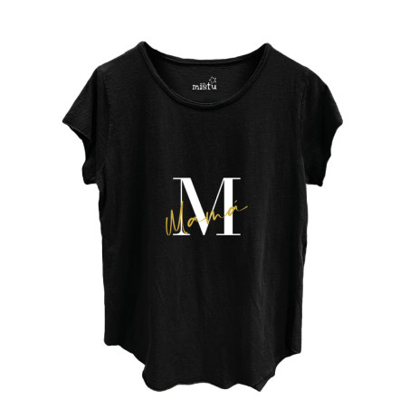 CAMISETA MAMÁ NEGRA
