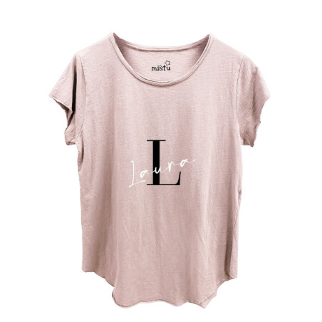 CAMISETA PERSONALIZADA ROSA
