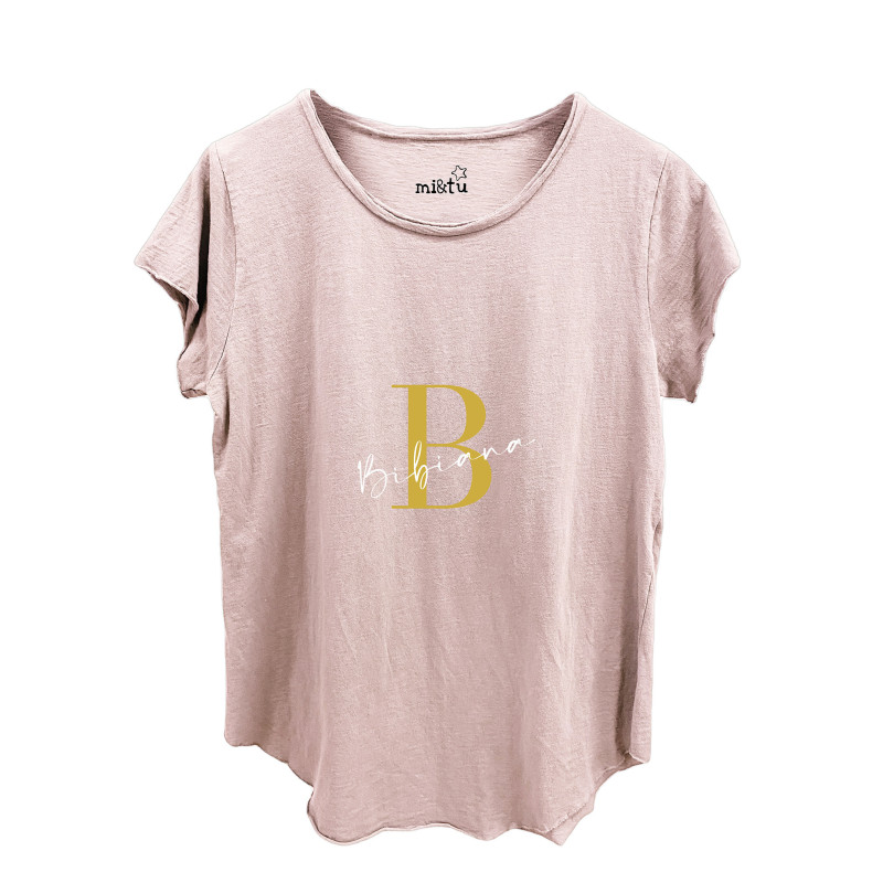 CAMISETA PERSONALIZADA ROSA