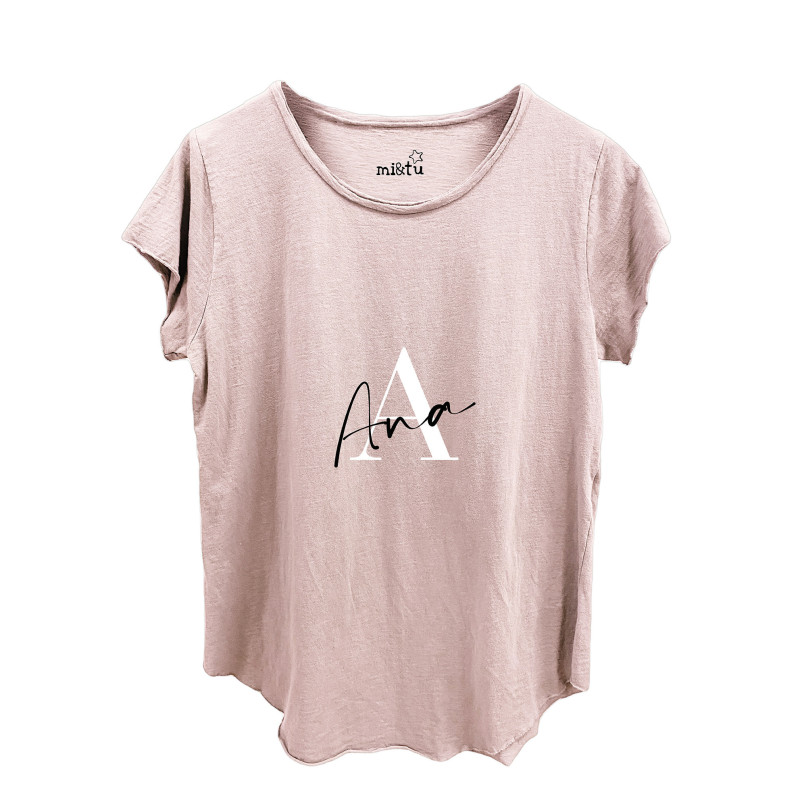 CAMISETA PERSONALIZADA ROSA