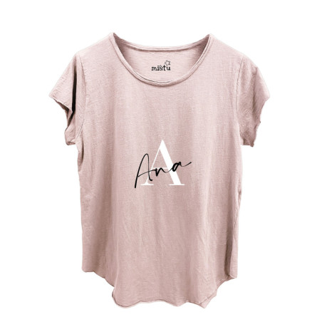 CAMISETA PERSONALIZADA ROSA