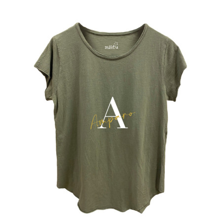 CAMISETA PERSONALIZADA VERDE MILITAR
