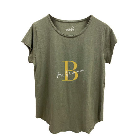 CAMISETA PERSONALIZADA VERDE MILITAR