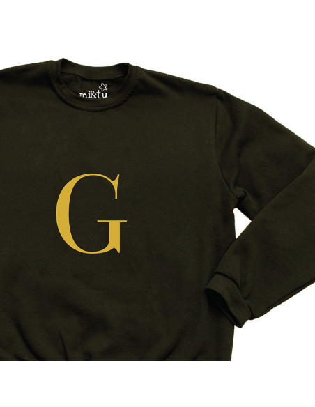 SUDADERA INICIAL PERSONALIZADA