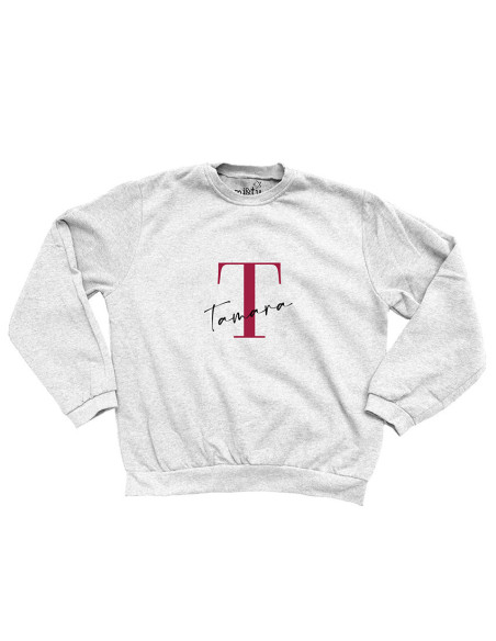SUDADERA INICIAL PERSONALIZADA