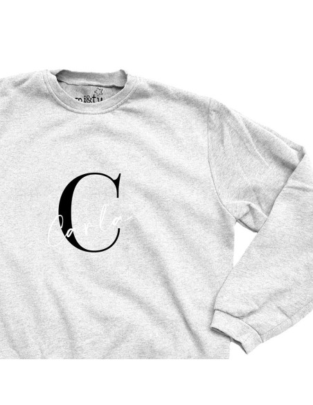 SUDADERA INICIAL PERSONALIZADA