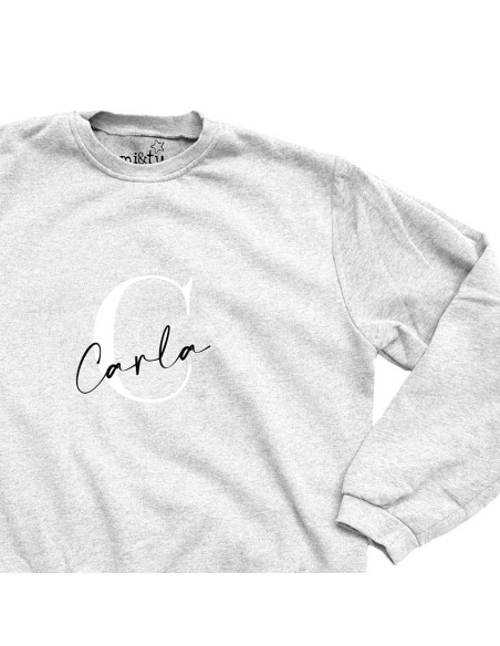 SUDADERA INICIAL PERSONALIZADA