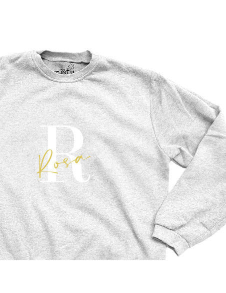 SUDADERA INICIAL PERSONALIZADA