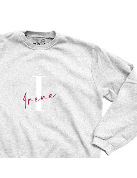 SUDADERA INICIAL PERSONALIZADA