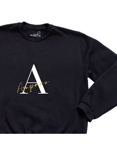SUDADERA INICIAL PERSONALIZADA