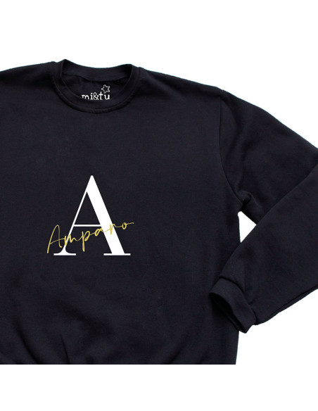 SUDADERA INICIAL PERSONALIZADA