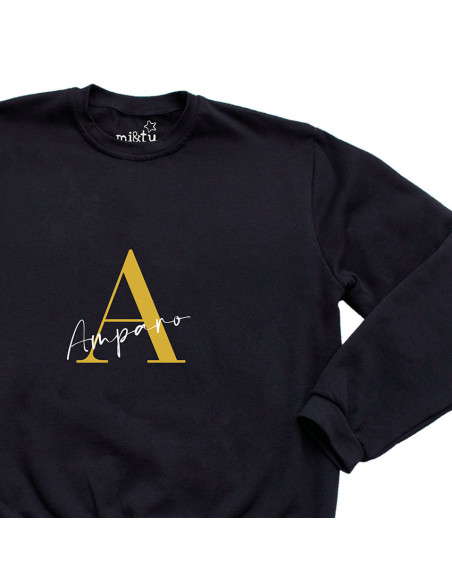 SUDADERA INICIAL PERSONALIZADA