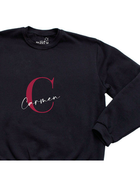 SUDADERA INICIAL PERSONALIZADA