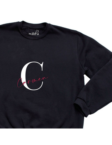 SUDADERA INICIAL PERSONALIZADA
