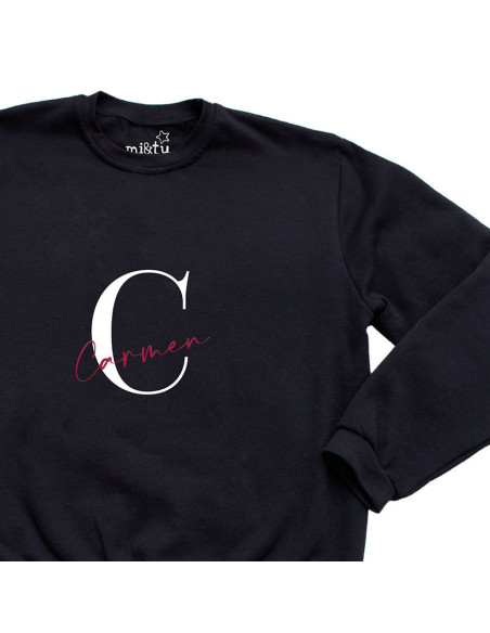 SUDADERA INICIAL PERSONALIZADA