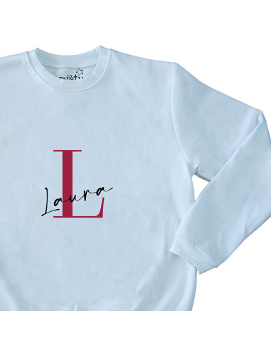SUDADERA INICIAL PERSONALIZADA