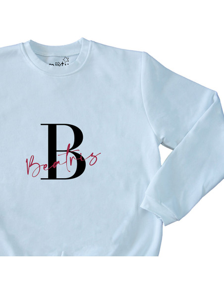 SUDADERA INICIAL PERSONALIZADA