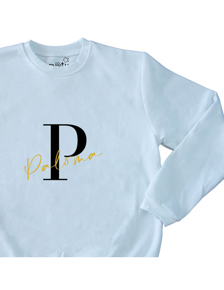 SUDADERA INICIAL PERSONALIZADA