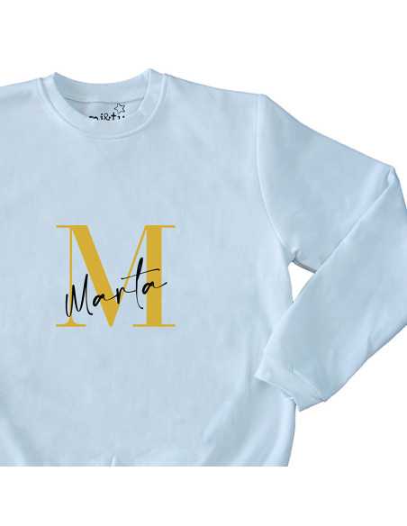 SUDADERA INICIAL PERSONALIZADA