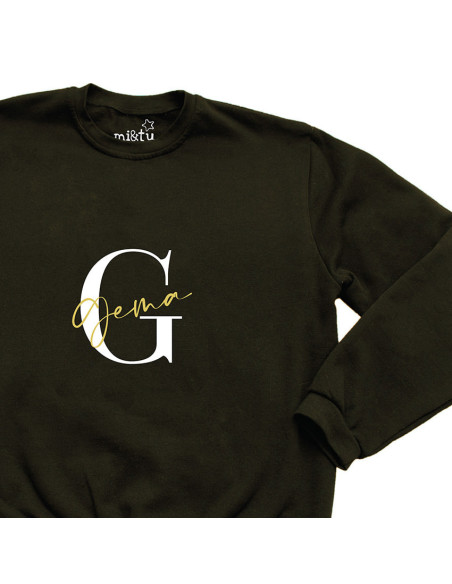SUDADERA INICIAL PERSONALIZADA