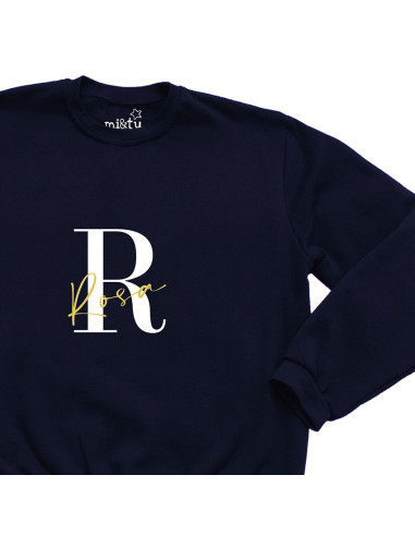 SUDADERA INICIAL PERSONALIZADA