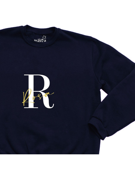 SUDADERA INICIAL PERSONALIZADA