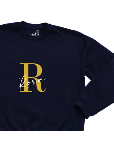 SUDADERA INICIAL PERSONALIZADA