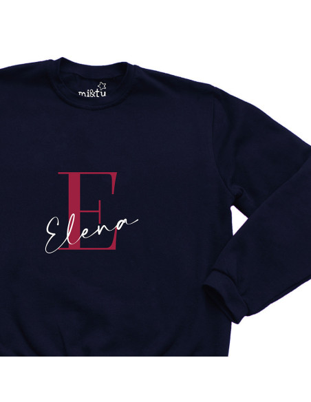 SUDADERA INICIAL PERSONALIZADA