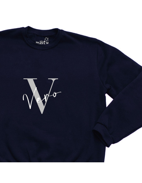 SUDADERA INICIAL PERSONALIZADA