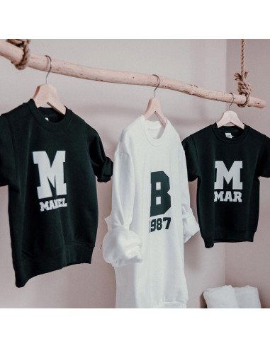 SUDADERA INICIAL PERSONALIZADA