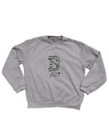 SUDADERA INICIAL GRIS UNISEX