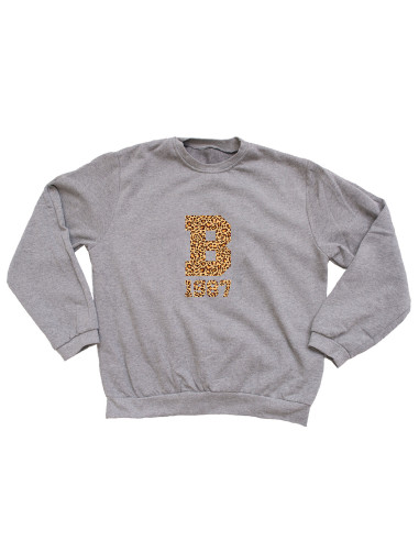 SUDADERA INICIAL GRIS UNISEX