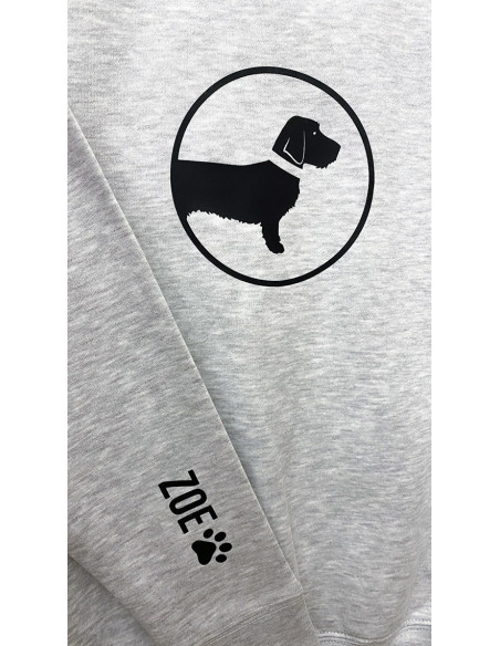SUDADERA SILUETA PERRO PERSONALIZADA