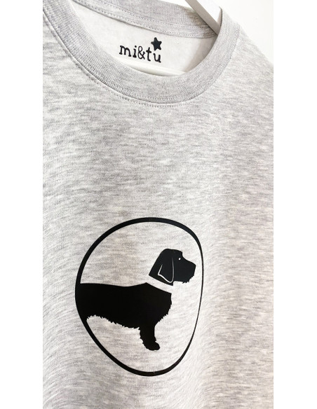 SUDADERA SILUETA PERRO PERSONALIZADA